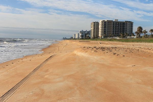 Coastline in Ormond Beach